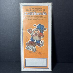 1978  The Murray Map Of The Golden State Of California Insets Of Freeway Systems